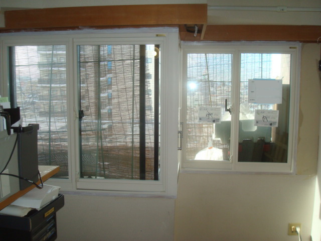 内窓インナーウィンドまどまどコーナー+コーナーへの設置